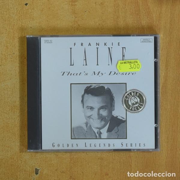 CDs de m&uacute;sica: FRANKIE LAINE - THATS MY DESIRE - CD