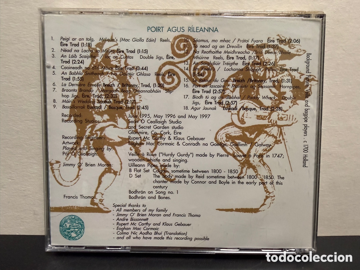 CDs de m&uacute;sica: P&ocirc;l OCeallaigh - Tr&iacute; Agus Tr&iacute; (CD) - Foto 2