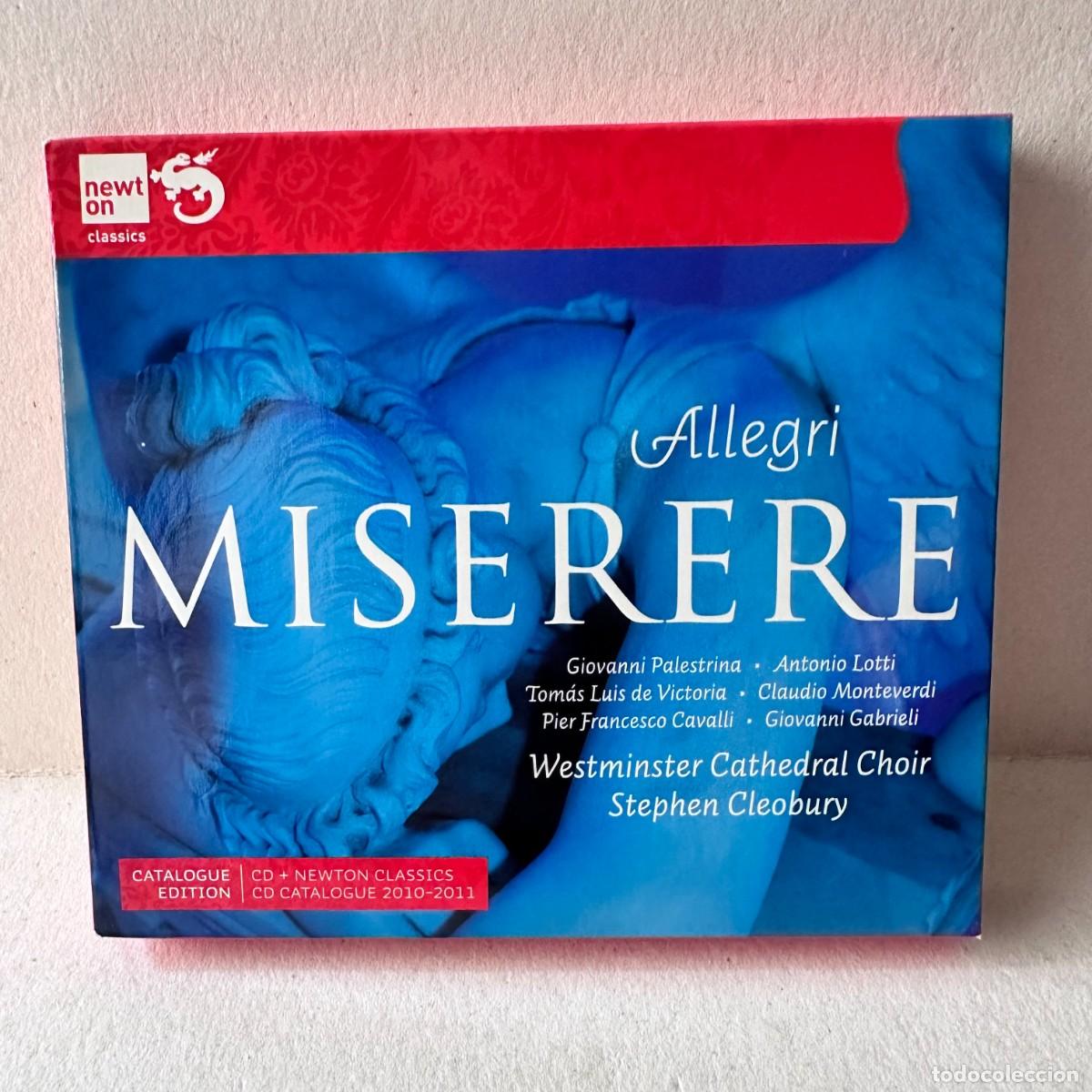 CDs de m&uacute;sica: Allegri - Stephen Cleobury - Miserere (CD)