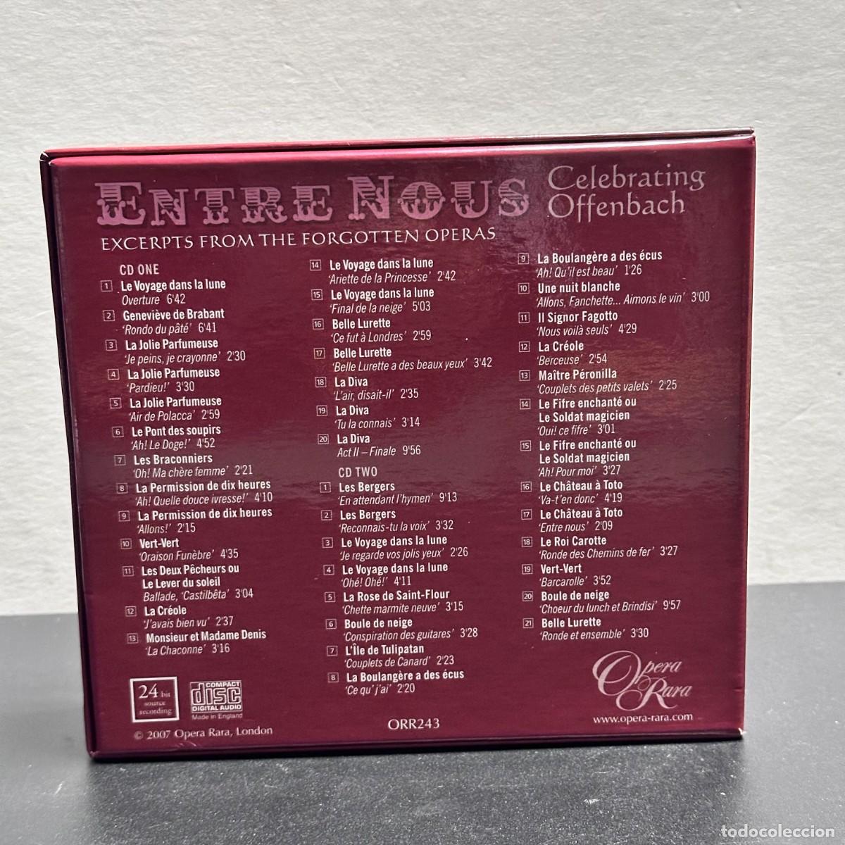 CDs de m&uacute;sica: Offenbach - David Parry - Celebrating Offenbach (2xCD) - Foto 2