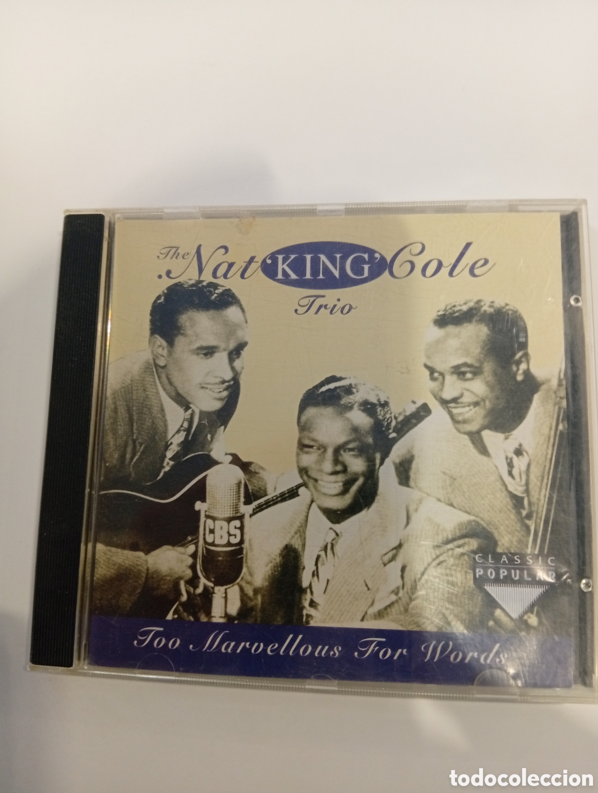 CDs de m&uacute;sica: The Nat King Cole Tr&iacute;o Too Marvellous for Words