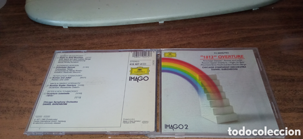 CDs de m&uacute;sica: Mussorgsky, Borodin, Tchaikovsky, Rimsky-Korsakove - Chicago SO (Barenboim)