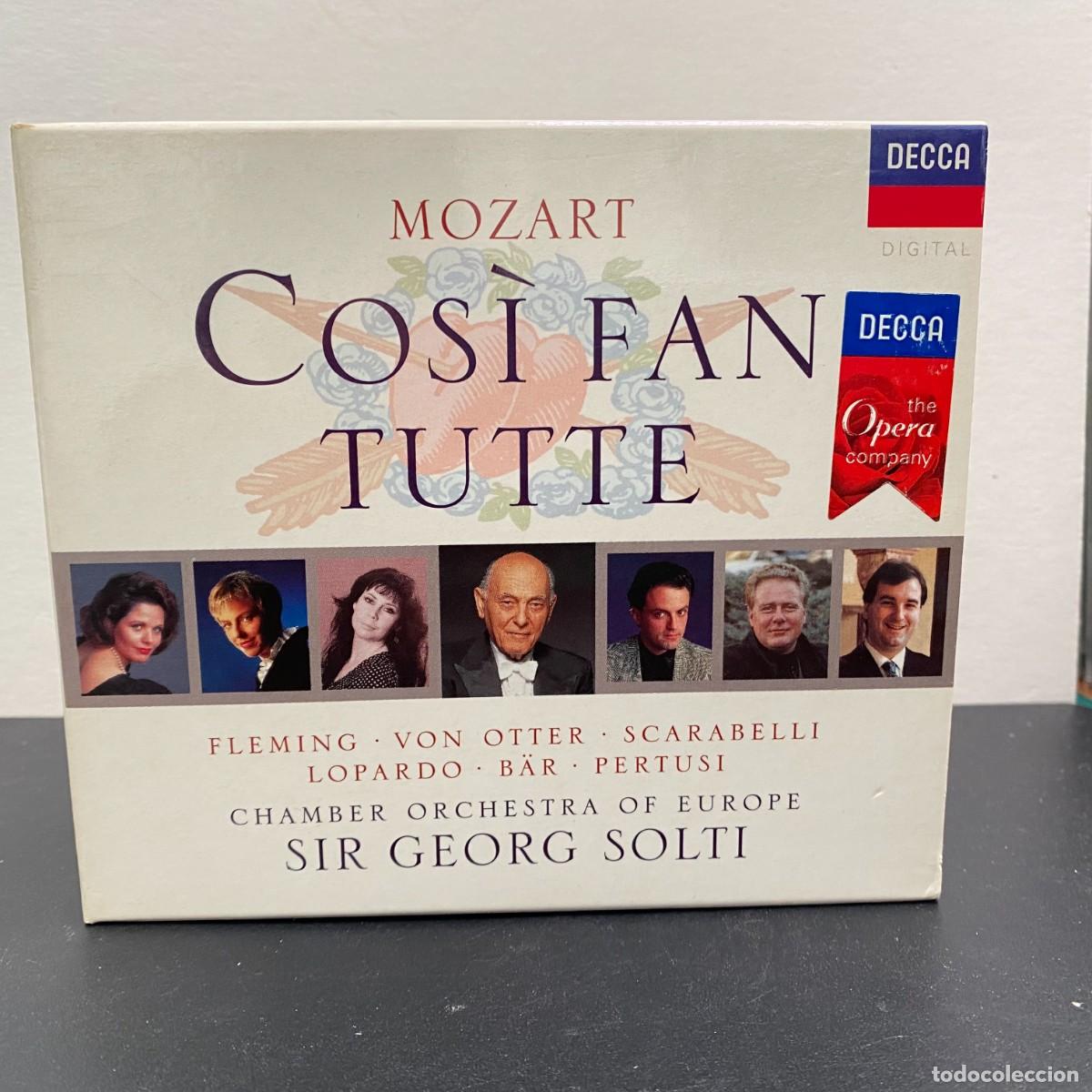 Musik-CDs: Mozart - Georg Solti - Cos&igrave; Fan Tutte (3xCD)