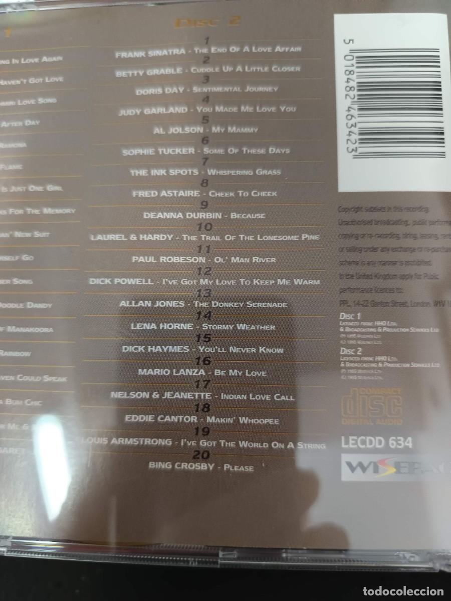 CDs de m&uacute;sica: 2 CD. HOLLYWOOD LEGENDS. THE ESSENTIAL COLLECTION - Foto 5