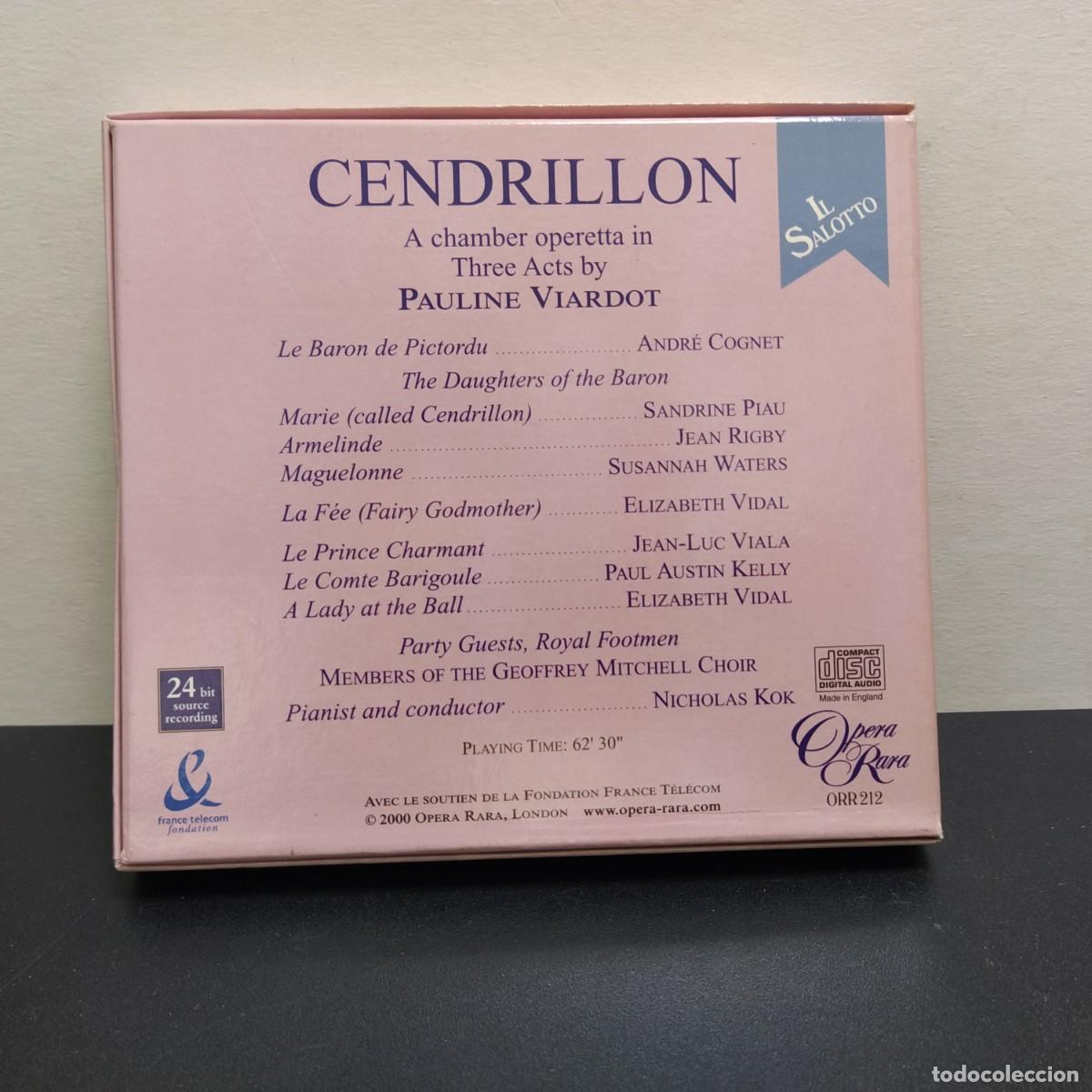CDs de m&uacute;sica: Viardot - Nicholas Kok - Cendrillon (CD) - Foto 2
