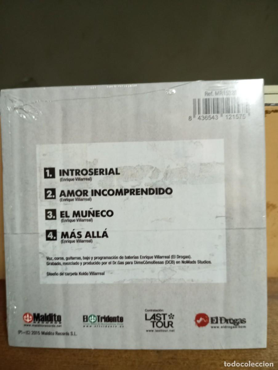 CDs de m&uacute;sica: (Rock vasco, Discos CD) El Drogas, Enrique Villarreal. CD promocional con cuatro temas (ver fotos)