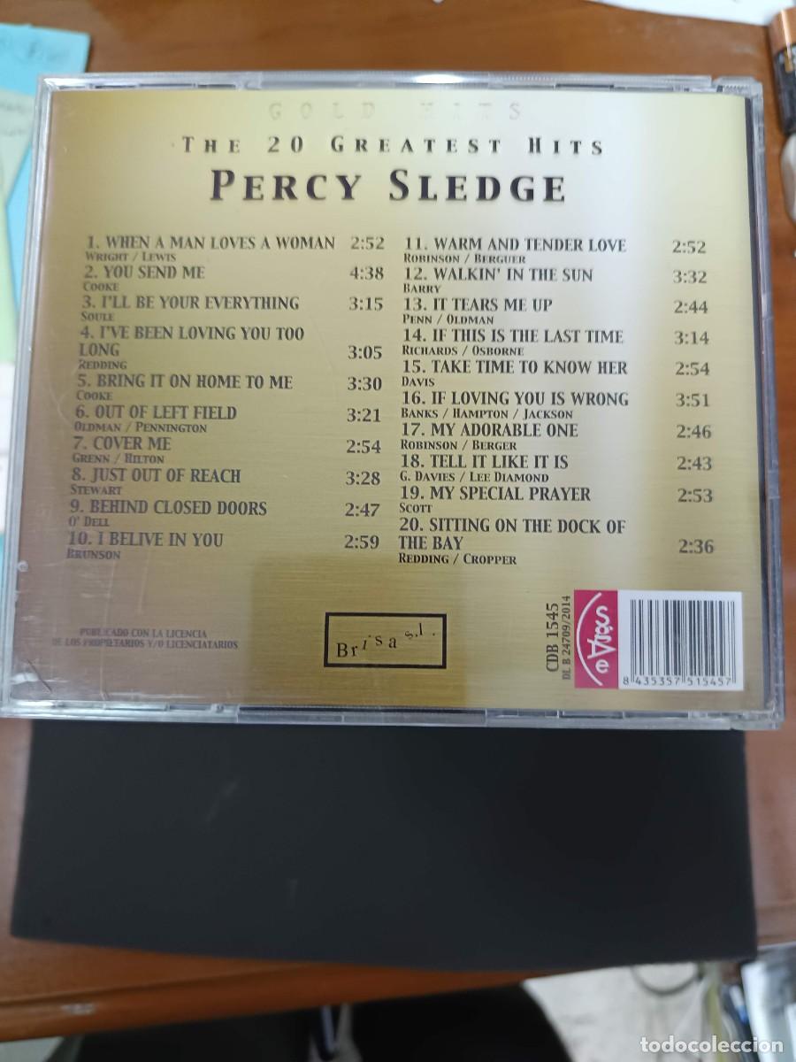 CDs de m&uacute;sica: PERCY SLEDGE. THE 20 GREATEST HITS - Foto 2