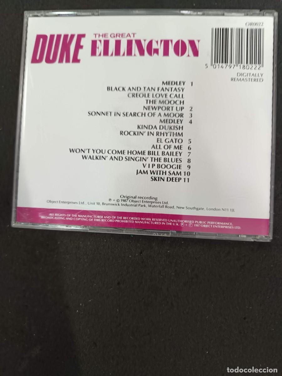 CDs de m&uacute;sica: THE GREAT DUKE ELLINGTON - Foto 2