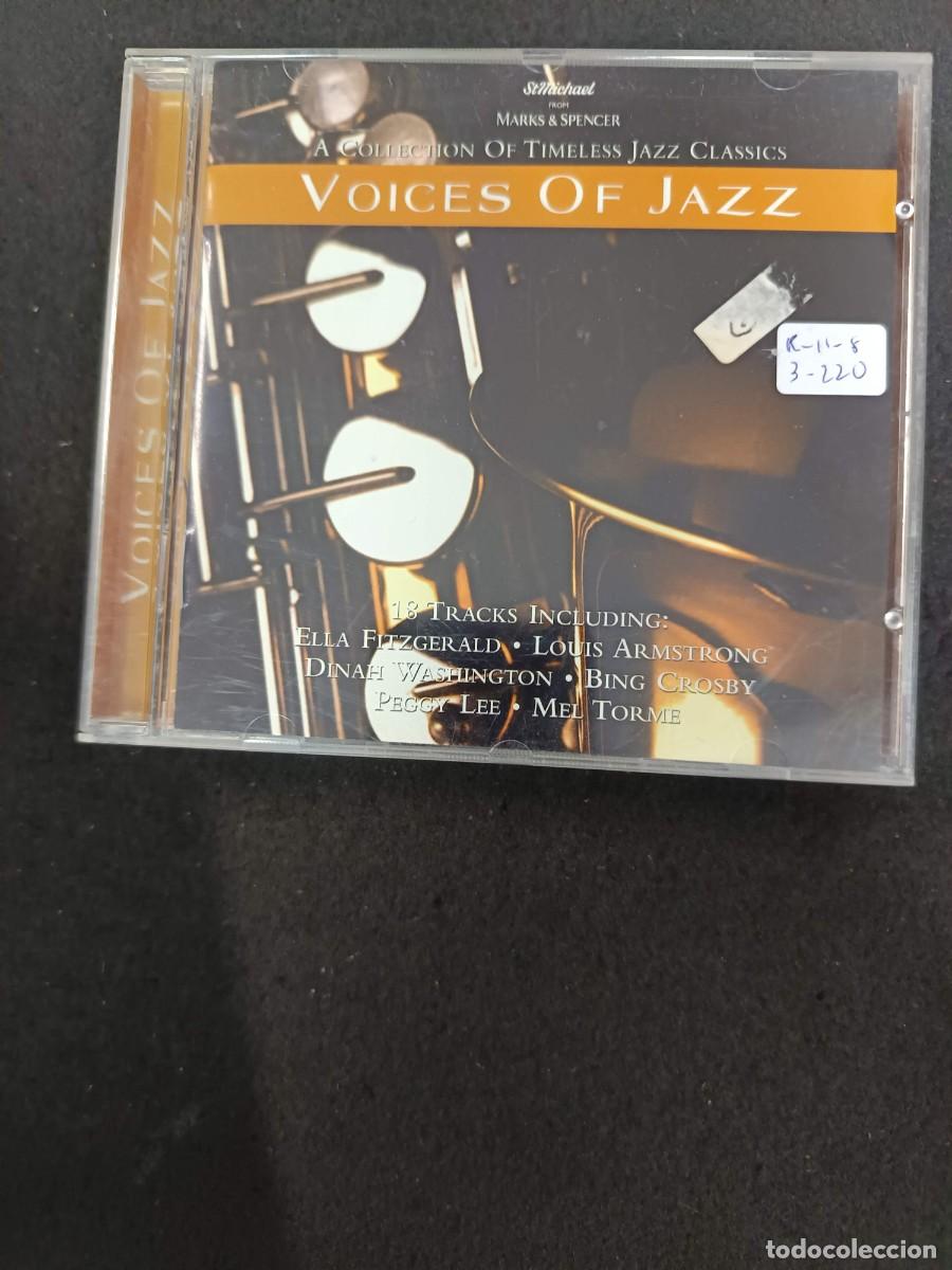 CDs de m&uacute;sica: VOICES OF JAZZ: ELLA FITZGERALD, LOUIS ARMSTRONG, DINAH WASHINGTON, BING CROSBY, PEGGY LEE, MEL TORM