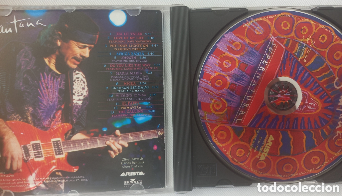CDs de m&uacute;sica: SANTANA. SUPERNATURAL - Foto 2