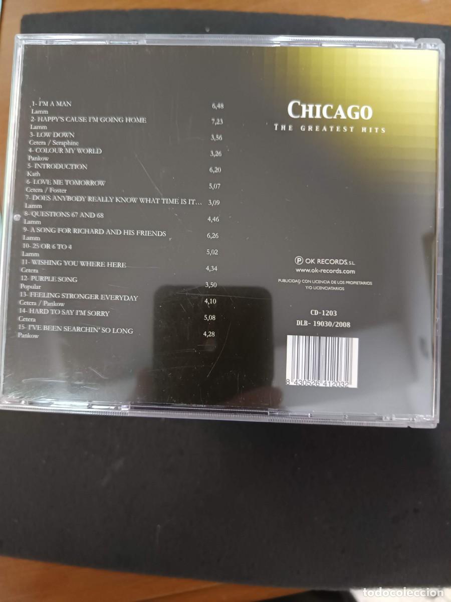 CDs de m&uacute;sica: CHICAGO. THE GREATEST HITS - Foto 2