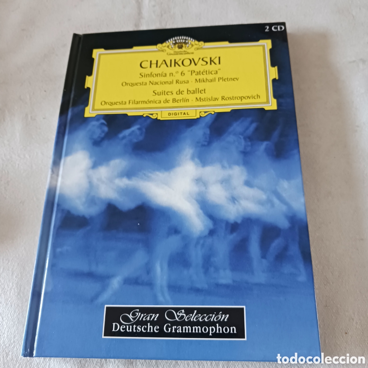 CDs de m&uacute;sica: Sinfon&iacute;a 6 y Suites de ballet de Chaikovski,libro y Cd's