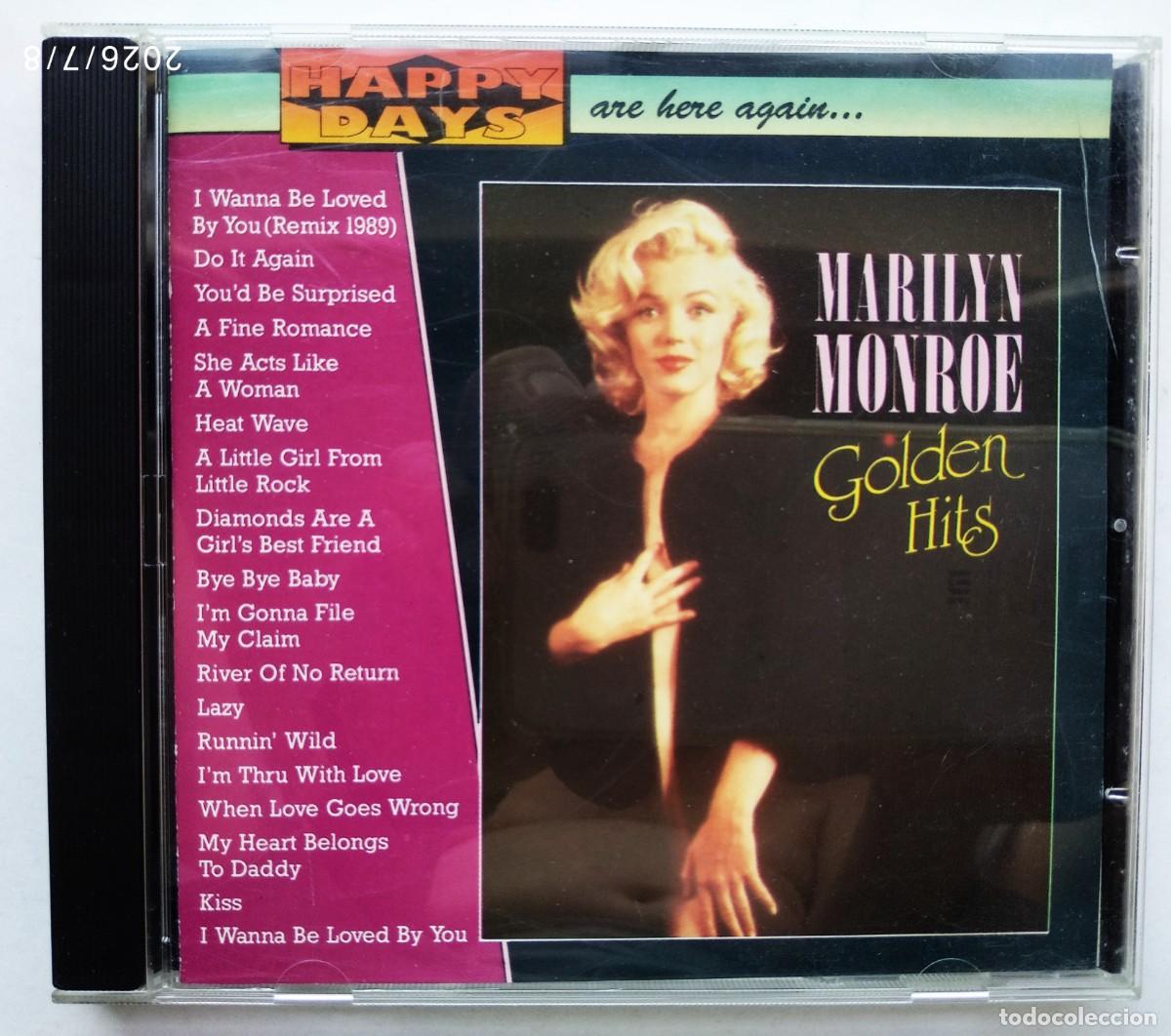 CDs de m&uacute;sica: MARILYN MONROE. GOLDEN HITS. CD.