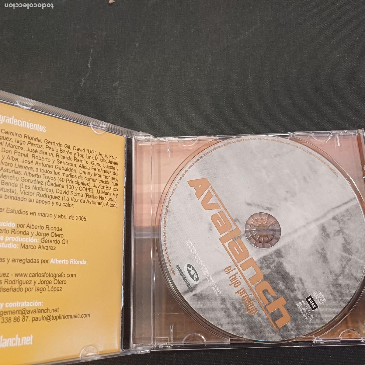CDs de m&uacute;sica: AVALANCH/EL HIJO PRODIGO/CD. - Foto 2