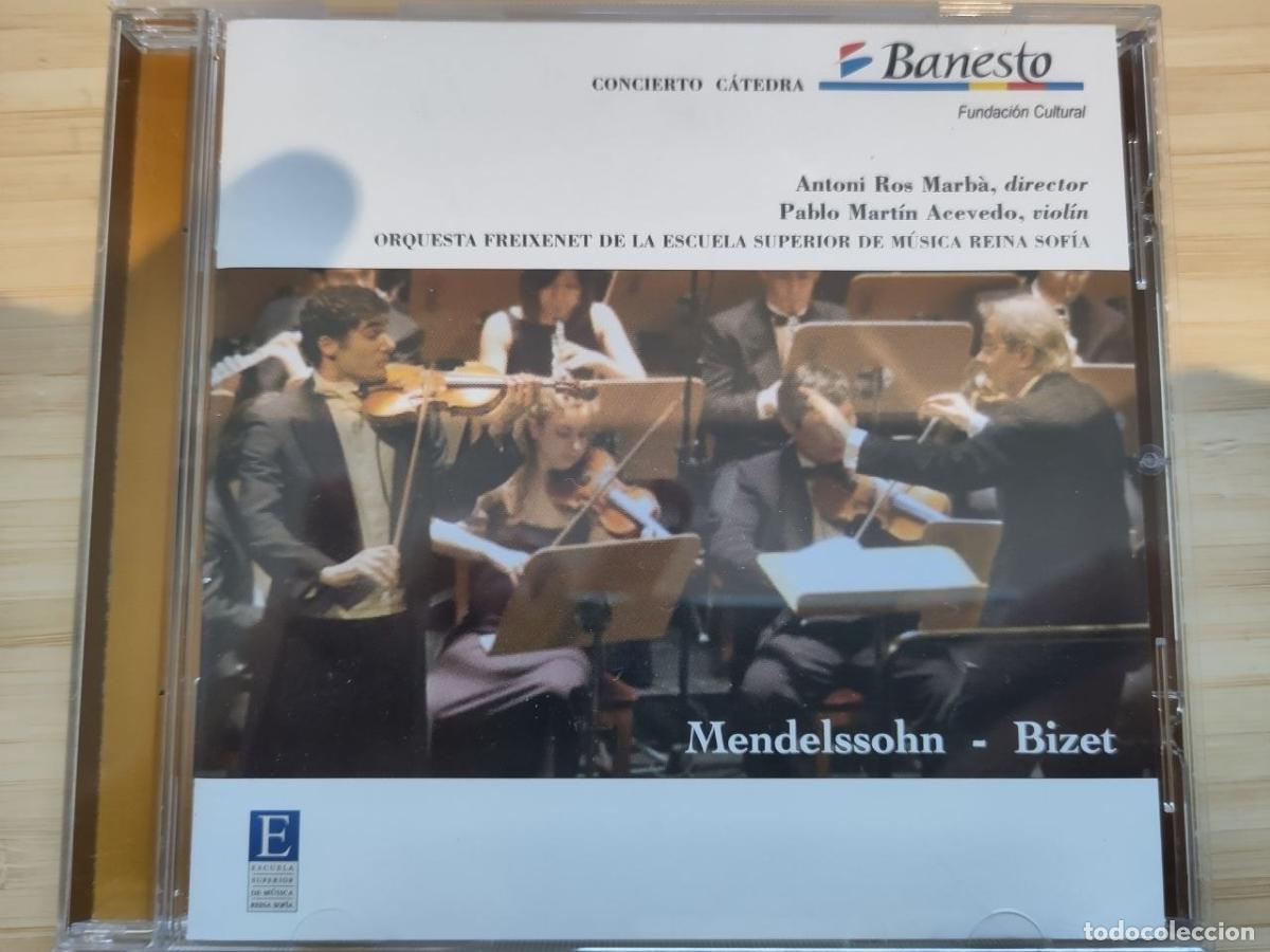 CDs de m&uacute;sica: Antoni Ros Marb&agrave; / Orquesta Freixenet de la ESMRS &ndash; Concierto C&aacute;tedra &mdash; Mendelssohn &middot; Bizet (CD)