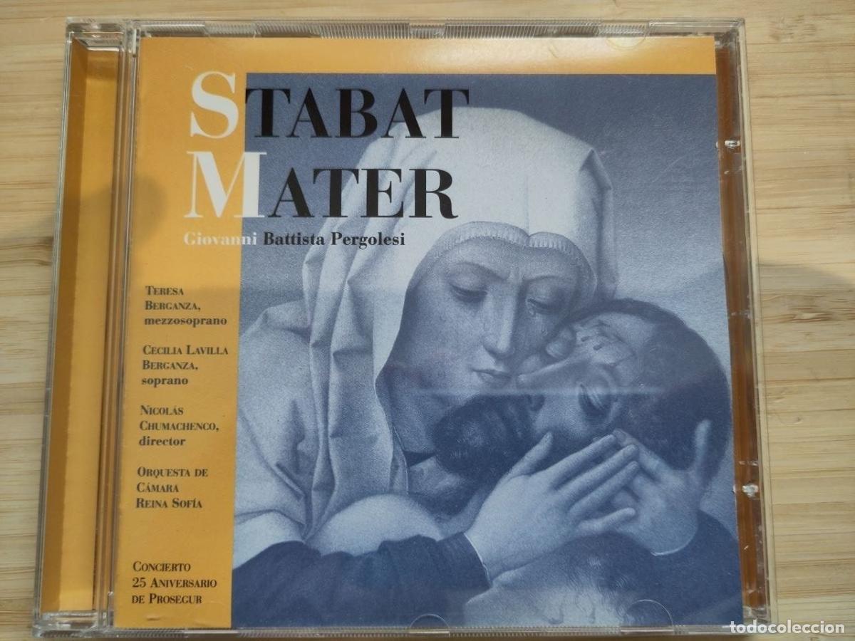 CDs de m&uacute;sica: Pergolesi; Berganza; Lavilla; Chumachenco; O. de C&aacute;mara Reina Sof&iacute;a &ndash; Stabat Mater