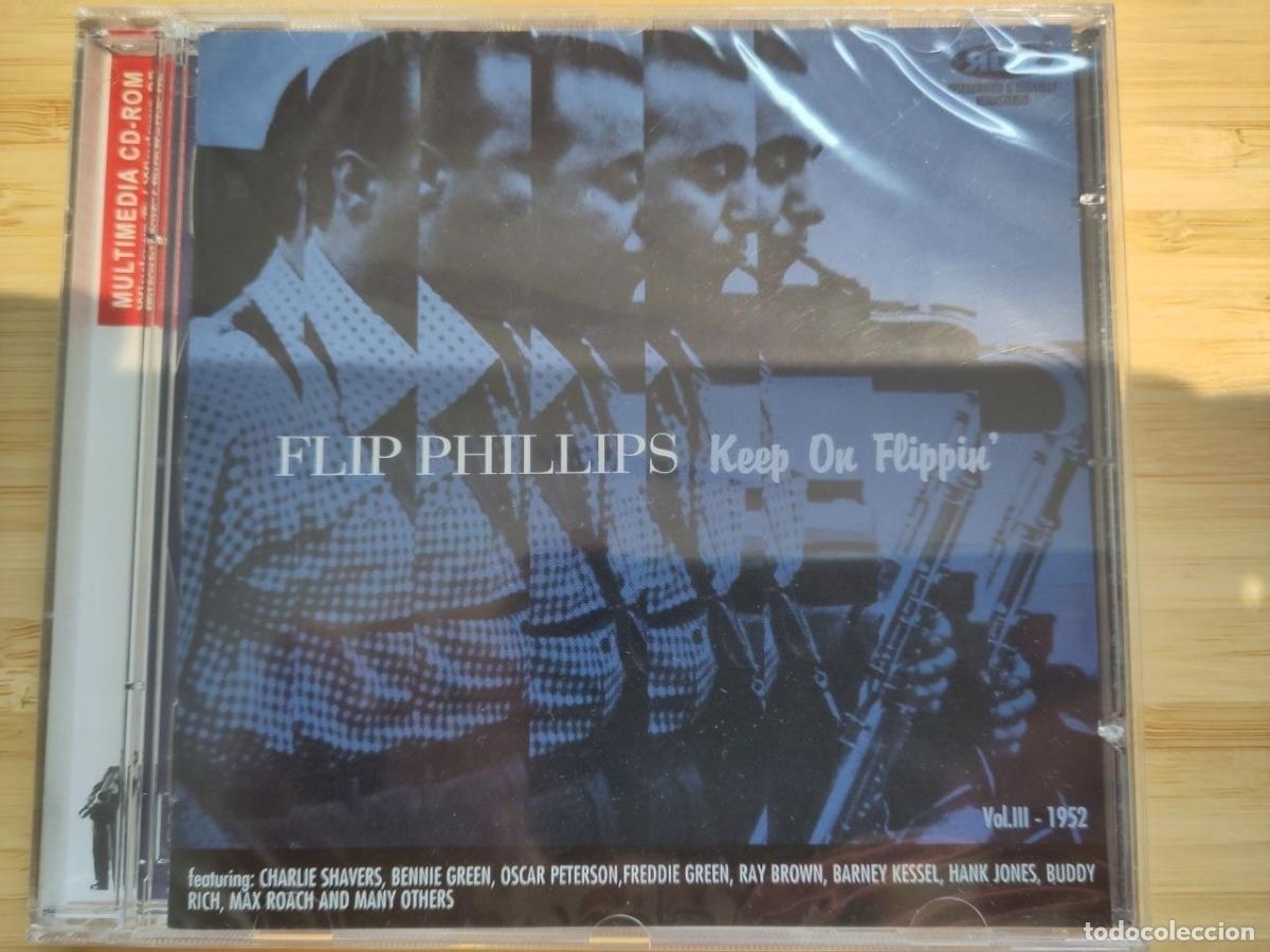 CDs de m&uacute;sica: Flip Phillips &ndash; Keep On Flippin' (Vol. III 1952) (CD, 2001, Espa&ntilde;a)