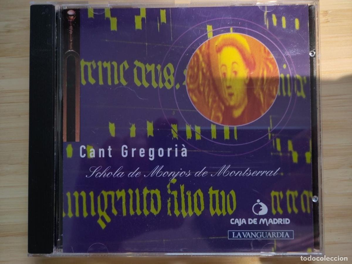 CDs de m&uacute;sica: Schola de Monjos de Montserrat &ndash; Cant Gregori&agrave; (Propis de la Missa del Cicle de Nadal) (CD, 1991)