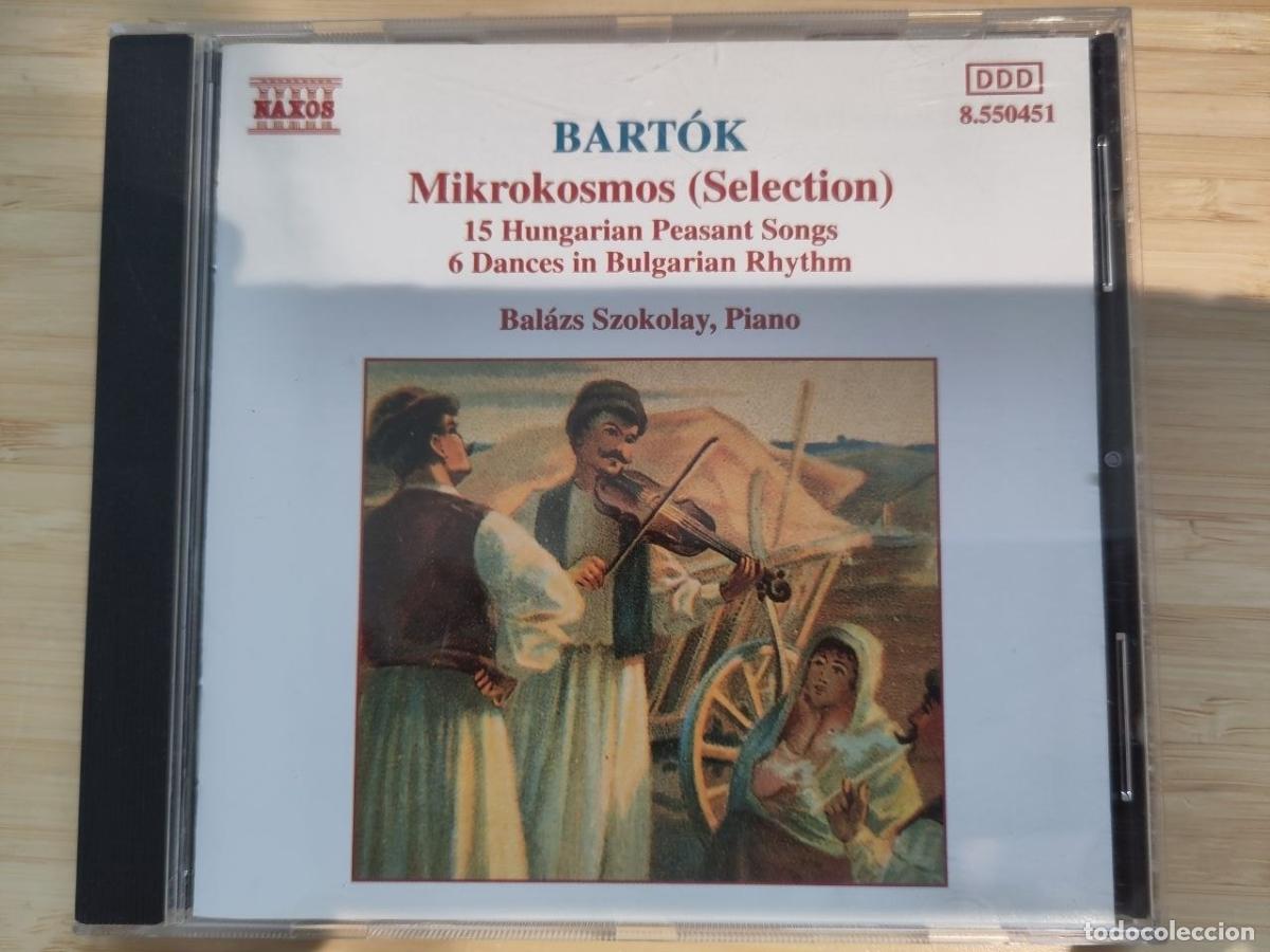 CDs de m&uacute;sica: B&eacute;la Bart&oacute;k &ndash; Mikrokosmos (Selection) / 15 Hungarian Peasant Songs / 6 Dances in Bulgarian Rhythm