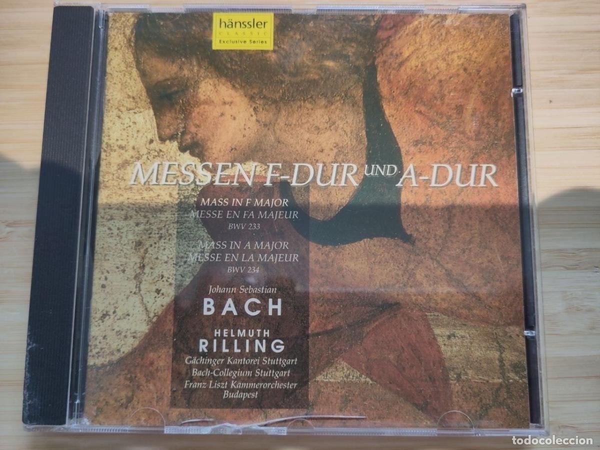 CDs de m&uacute;sica: Johann Sebastian Bach &ndash; Messen F-Dur und A-Dur (BWV 233 &middot; BWV 234) (CD, 1995, Alemania)
