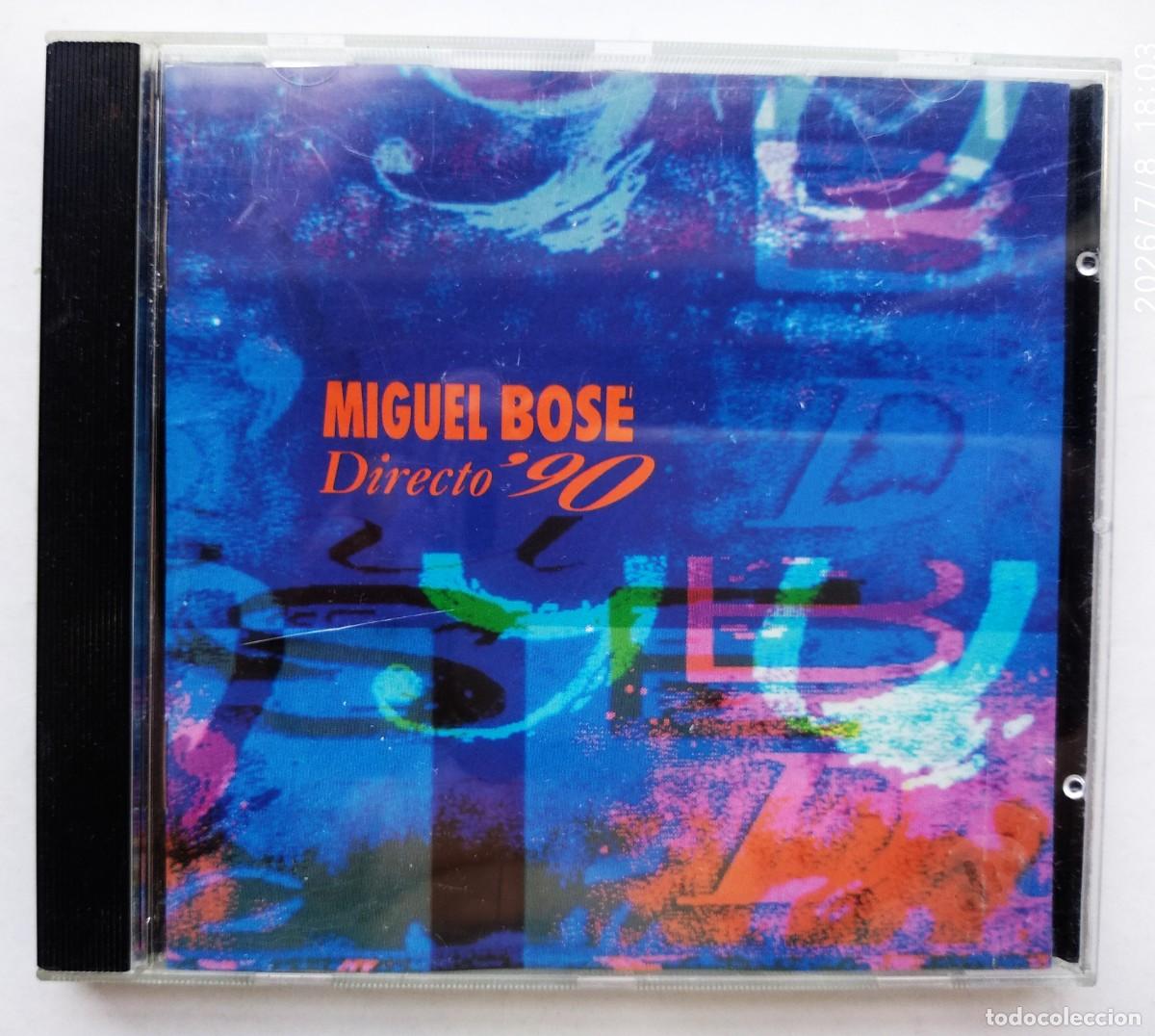 CDs de m&uacute;sica: MIGUEL BOS&Eacute;, DIRECTO 90. CD.