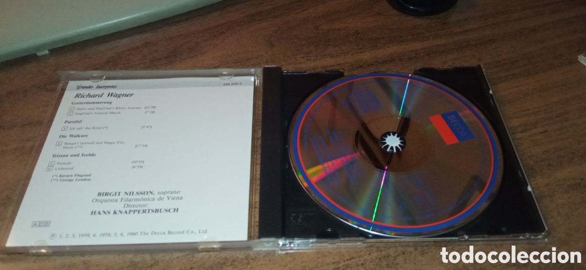 CDs de m&uacute;sica: Birgit Nisson * Arias (Decca) - Foto 2