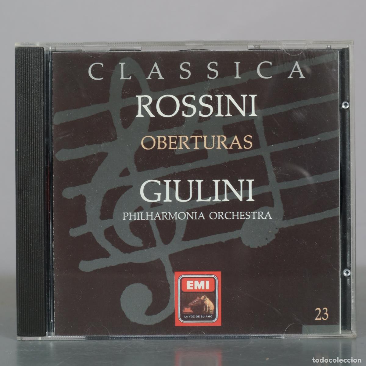 CDs de m&uacute;sica: CD. Rossini - Oberturas - Carlo Maria Giulini - Philharmonia Orchestra - Ediciones Orbis