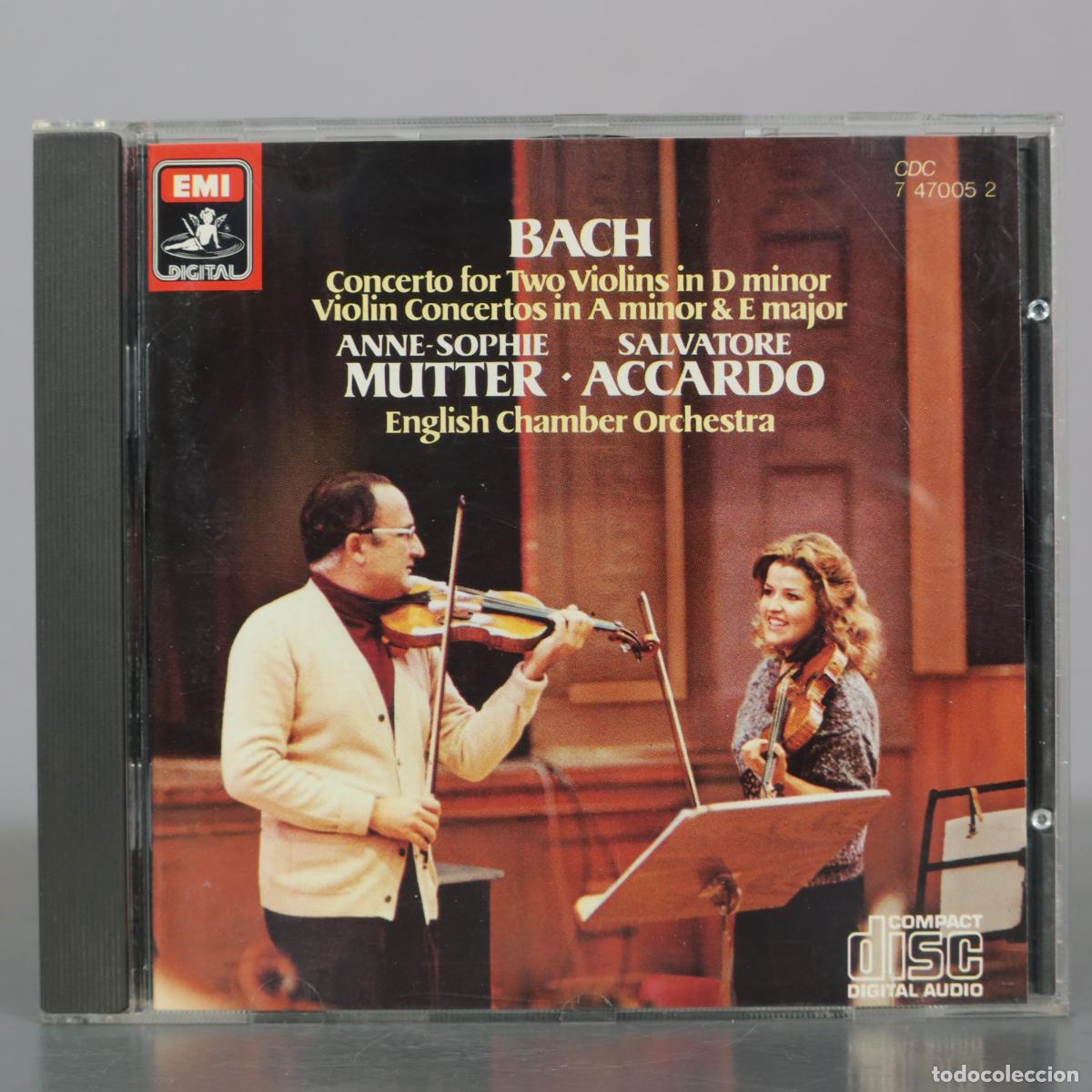 CDs de m&uacute;sica: CD. Bach - Concerto for Two Violins in D minor - Violin Concertos in A minor & E major - Anne-Sophie