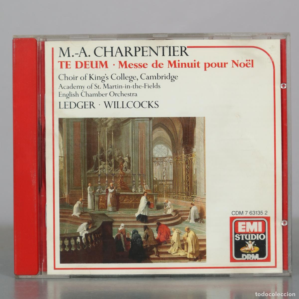 CDs de m&uacute;sica: CD. M.-A. Charpentier - Te Deum - Messe de Minuit pour Noel - Choir of King's College, Cambridge -