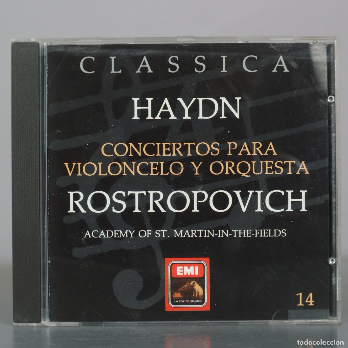 CDs de m&uacute;sica: CD. Conciertos para violonchelo y orquesta - Haydn, Mstislav Rostropovich, Academy of St.