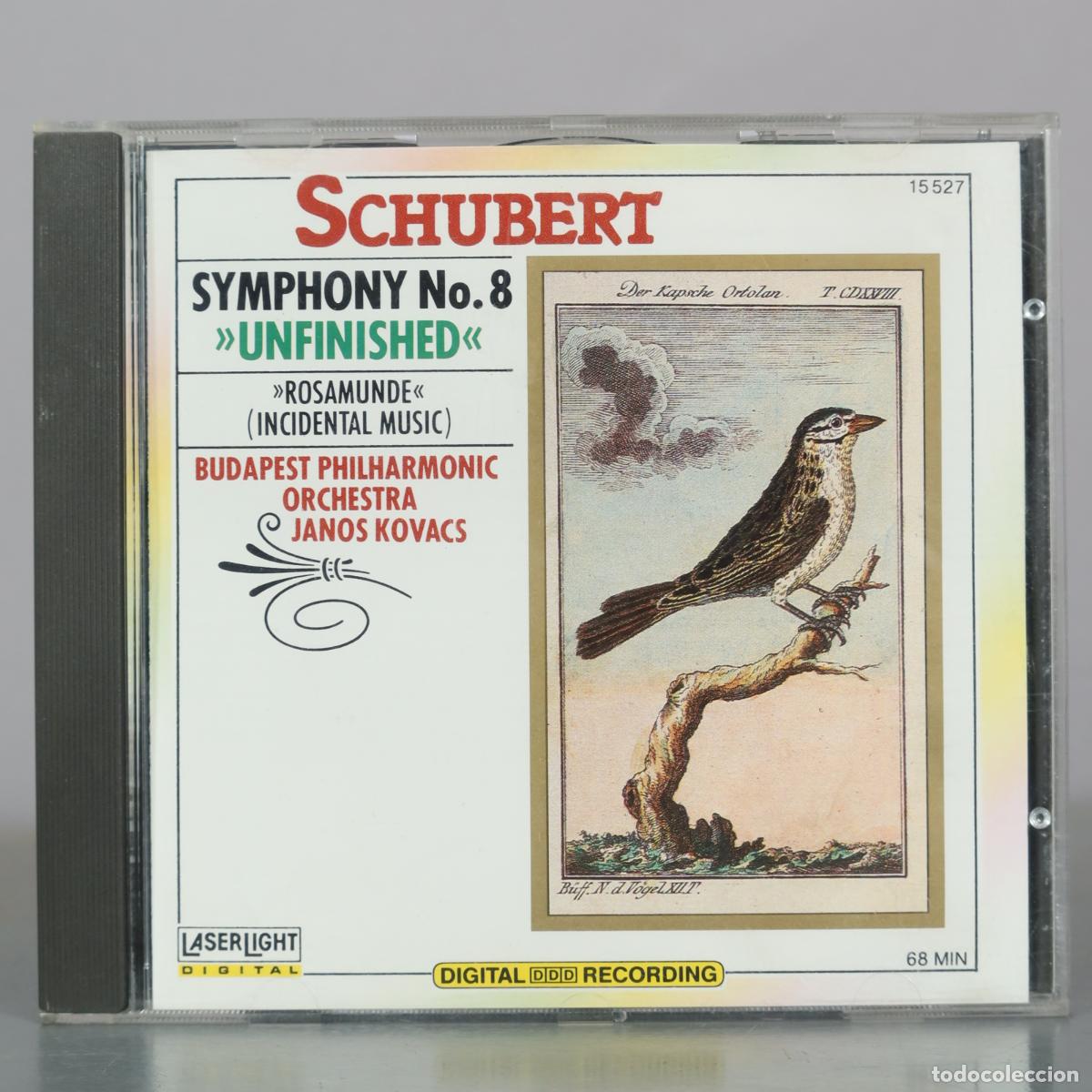 CDs de m&uacute;sica: CD. Symphony No. 8 Unfinished - Rosamunde - Franz Schubert - Budapest Philharmonic Orchestra, Janos