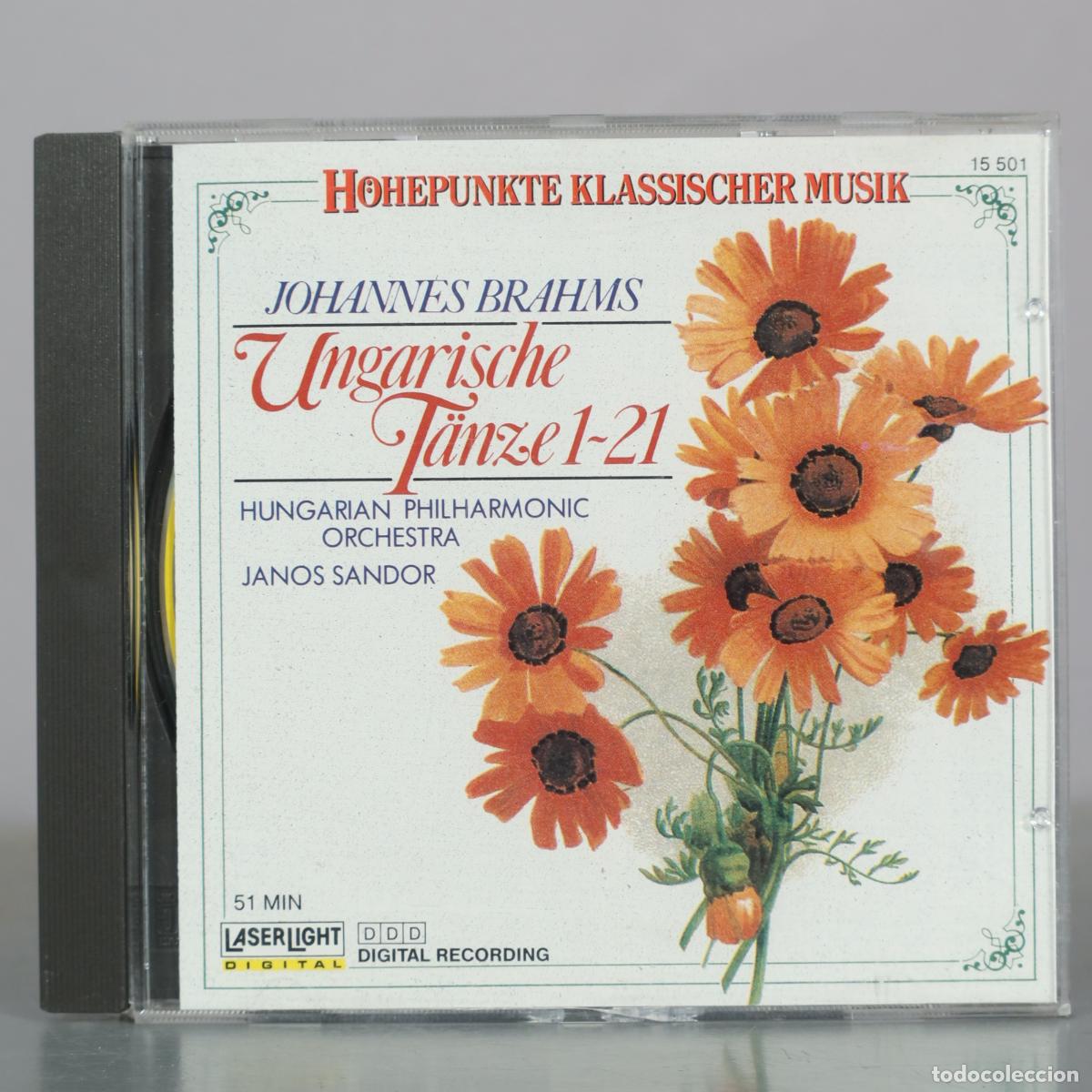 CDs de m&uacute;sica: CD. Ungarische T&auml;nze 1-21 - Johannes Brahms - Hungarian Philharmonic Orchestra, Janos Sandor -