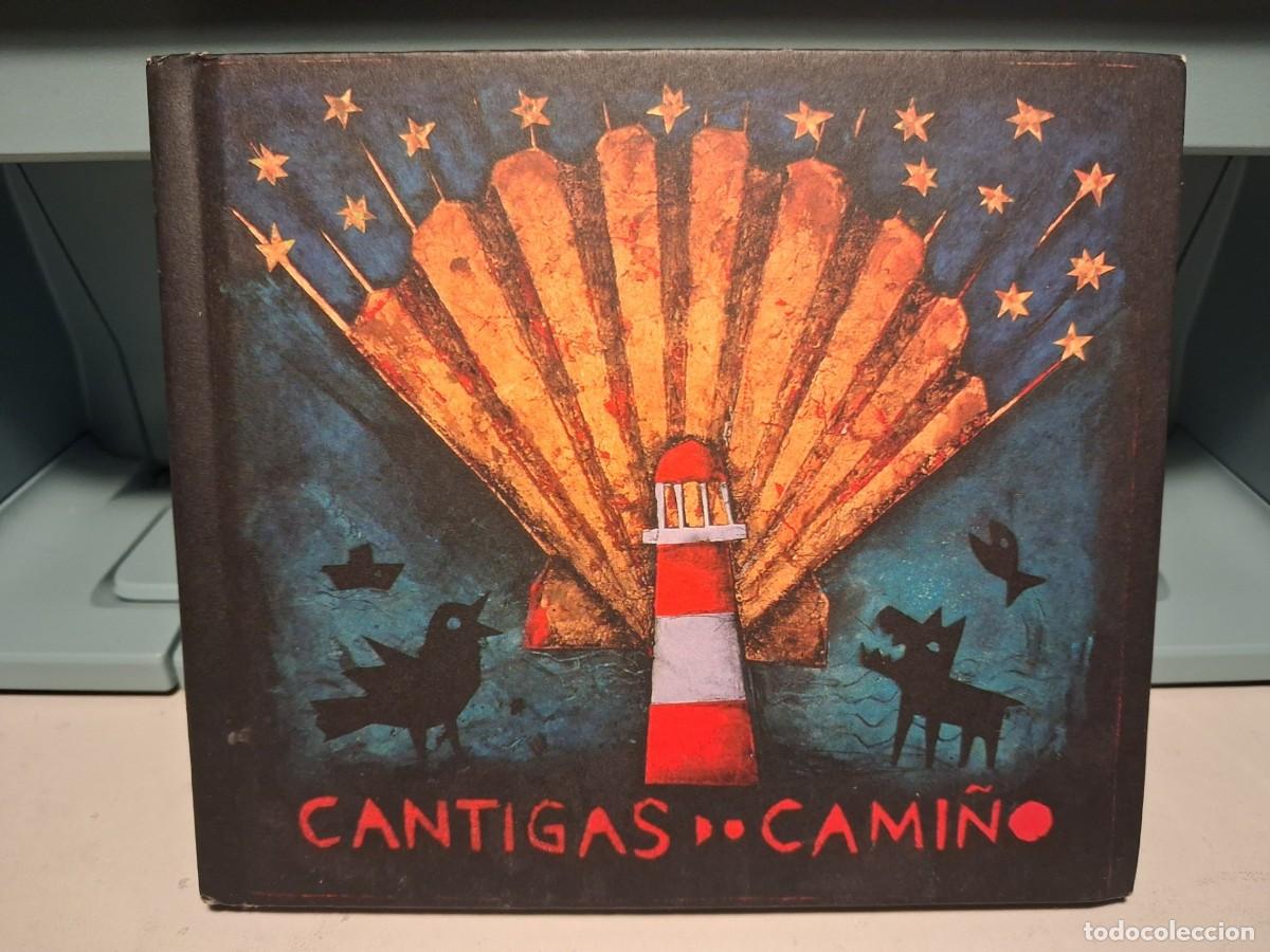 CDs de m&uacute;sica: CD LIBRO GALICIA : CANTIGAS DO CAMI&Ntilde;O ( LUAR NA LUBRE, FUXAN OS VENTOS, MILLADOIRO, BERROGUETTO, ETC