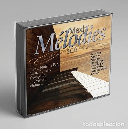 CDs de m&uacute;sica: G904 - [TRIPLE CD SET BOX - PRECINTADO]. 60 MELODIAS. PIANO. FLAUTA DE PAN. SAXO. GUITARRA. VIOLIN.