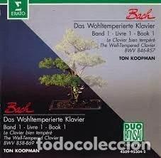 CDs de m&uacute;sica: Das Wohltemperirte Klavier, Book 1- 0745099530426