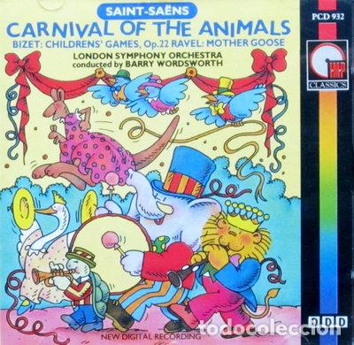CDs de m&uacute;sica: Saint-Sa&euml;ns: Carnival of the Animals, Bizet: Children's Games, Ravel: Mother ...- 5010946693223