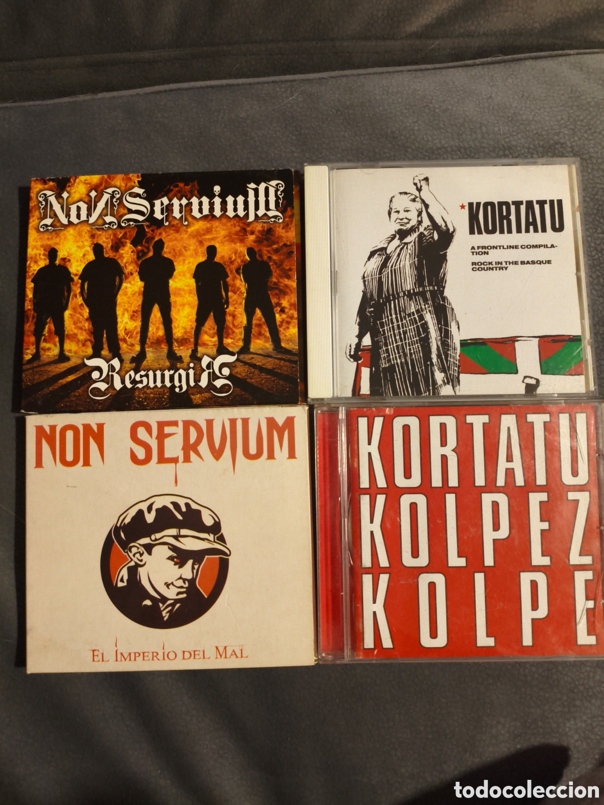 CDs de m&uacute;sica: Kortatu y Non Servium