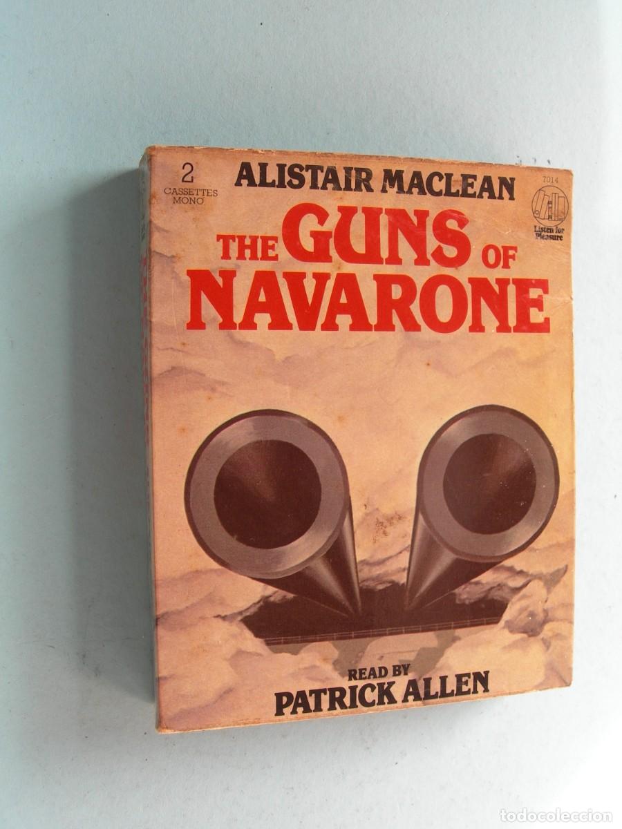 CDs de m&uacute;sica: THE GUNS OF NAVARONE / ALISTAIR MACLEAN / READ BY ALLEN / 2 CASETES