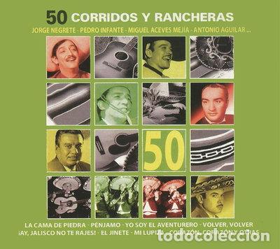 CDs de m&uacute;sica: 50 corridos y rancheras- 8429965633368