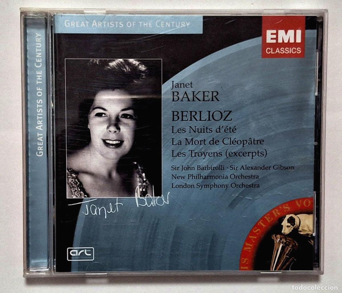 CDs de m&uacute;sica: Janet Baker � Berlioz: Les Nuits d'&eacute;t&eacute; / La Mort de Cl&eacute;op&acirc;tre / Les Troyens (excerpts)