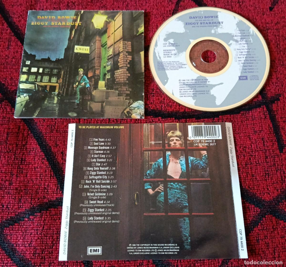 CDs de m&uacute;sica: DAVID BOWIE ** The Rise And Fall Of Ziggy Stardust ** CD UK 1990