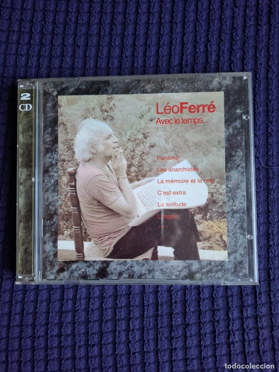 CDs de m&uacute;sica: CD L&Eacute;O FERR&Eacute; - AVEC LE TEMPS... - 1. 19 TEMAS - 2. 13 TEMAS - BARCLAYS 1990 - CANCI&Oacute;N FRANCESA