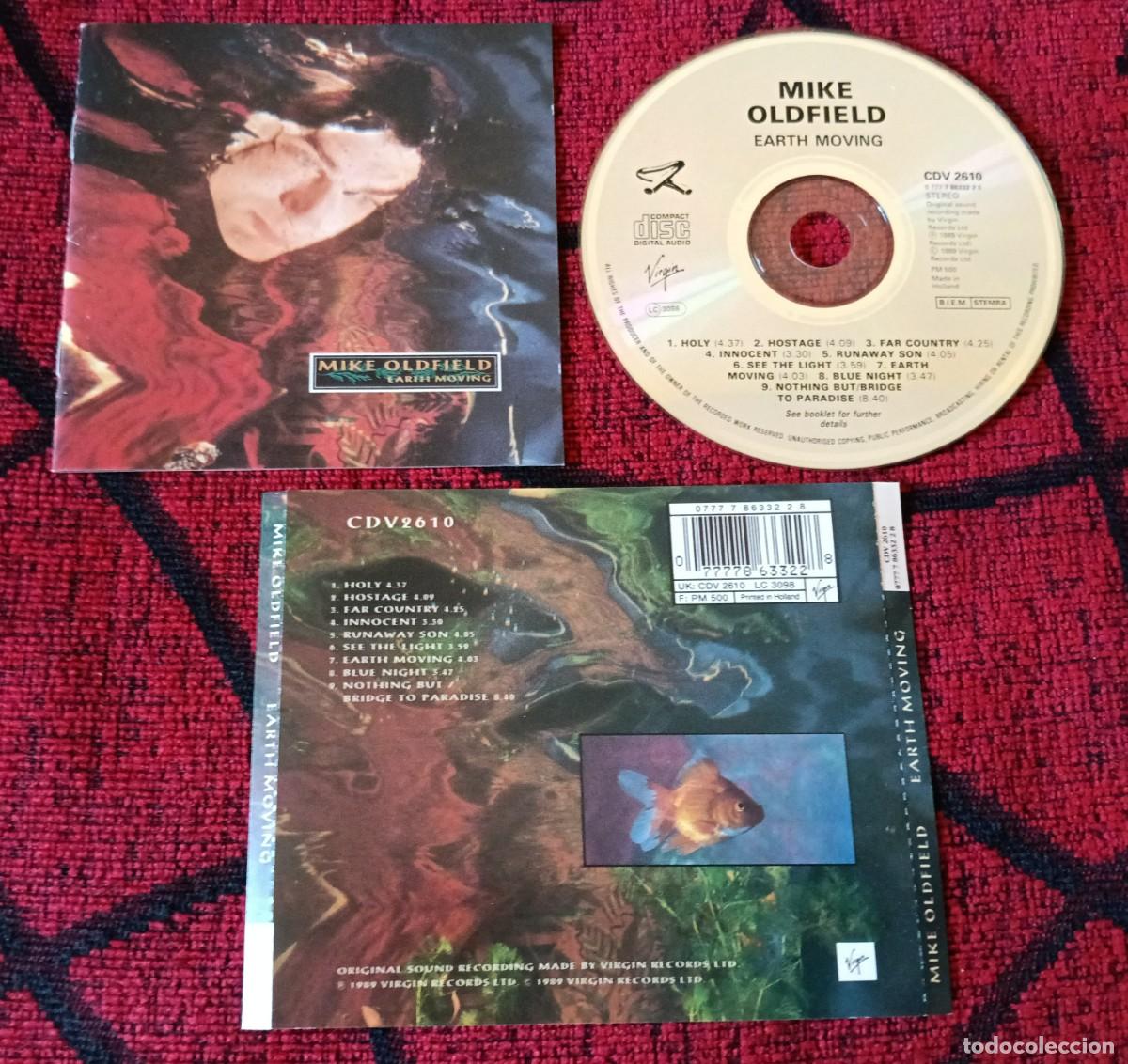CDs de m&uacute;sica: MIKE OLDFIELD ** Earth Moving ** CD HOLANDA 1989 - Foto 1