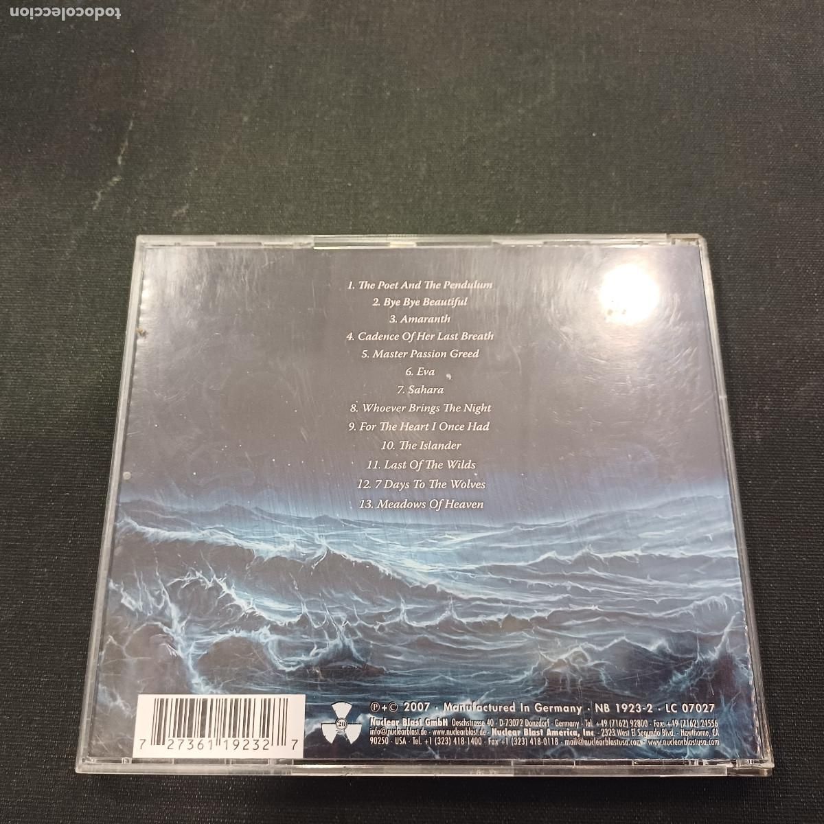 CDs de m&uacute;sica: NIGHTWISH/DARK PASSION PLAY/CD. - Foto 3