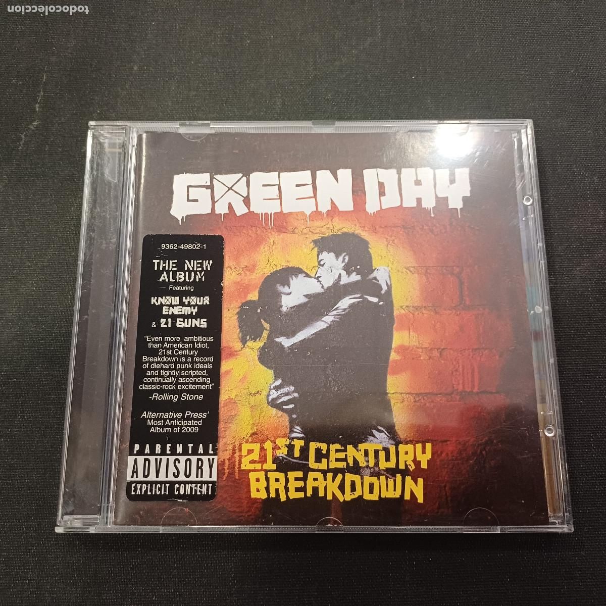 CDs de m&uacute;sica: GREEN DAY/21 ST CENTURY BREAKDOWN/CD PUNK.