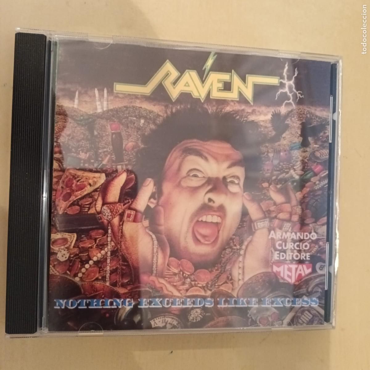 Musik-CDs: Raven , Nothing Exceeds Like Excess , CD 1993 Italy . Impecable. Heavy Metal