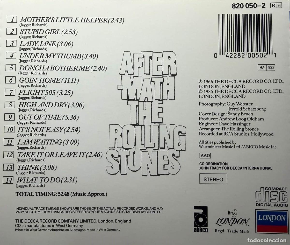 CDs de m&uacute;sica: The Rolling Stones - After Math - - Foto 2