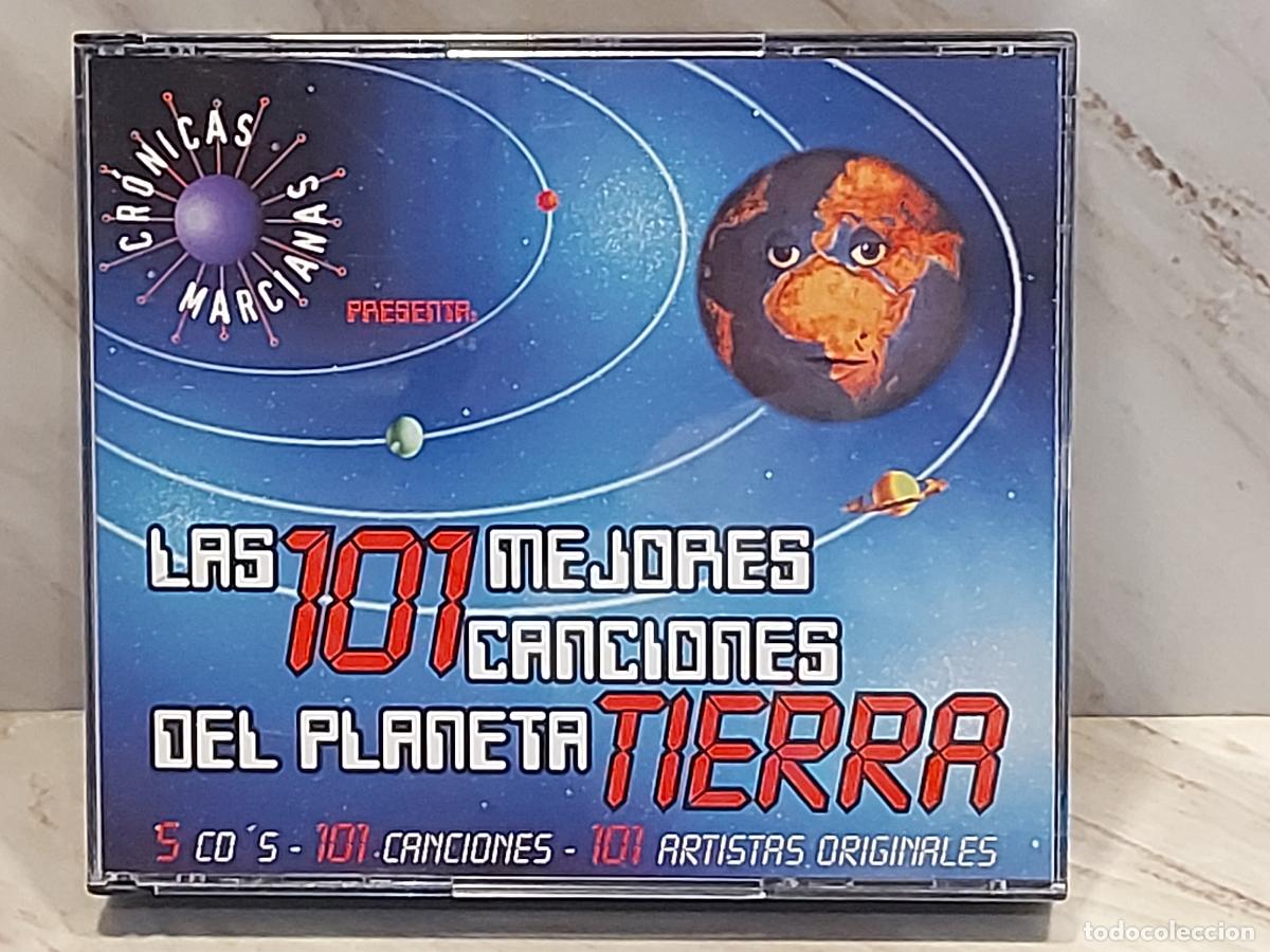 CDs de m&uacute;sica: VARIOS ARTISTAS | LAS 101 MEJORES CANCIONES DEL PLANETA TIERRA | CR&Oacute;NICAS MARCIANAS | 5 CD | 1999
