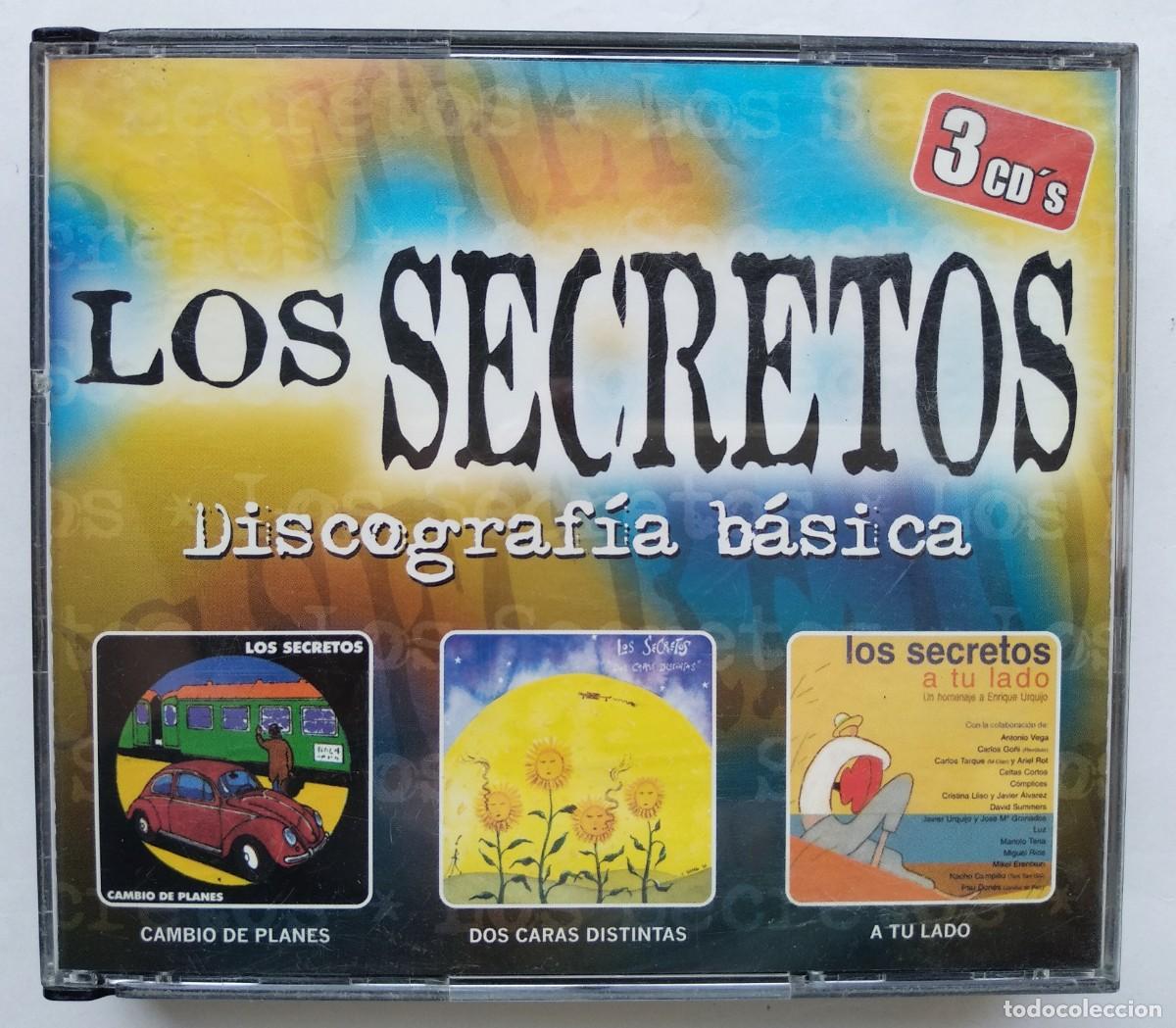 CDs de m&uacute;sica: LOS SECRETOS. DISCOGRAF&Iacute;A B&Aacute;SICA. 3 CD&acute;s.