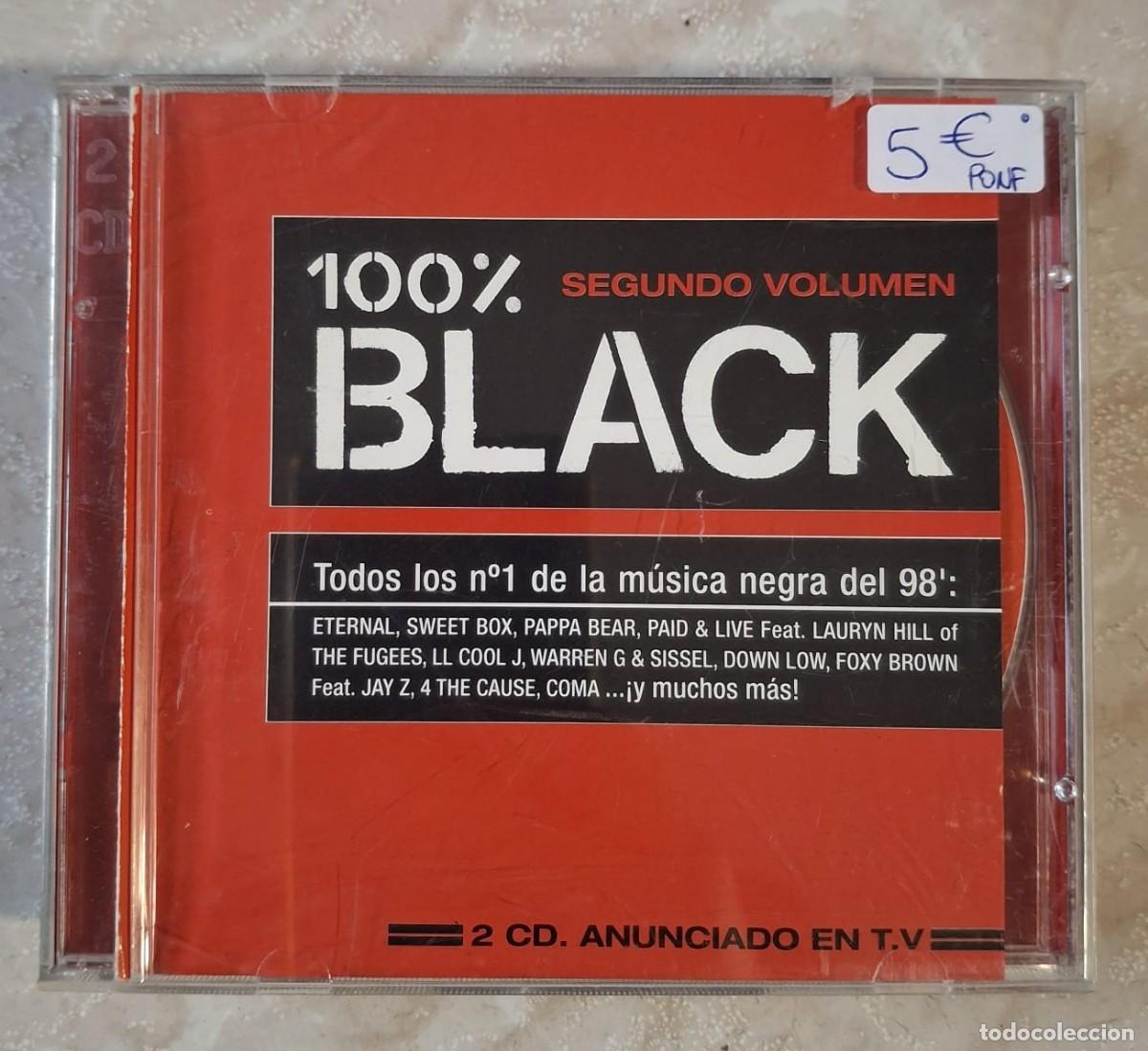 CDs de m&uacute;sica: CD 100% BLACK SEGUNDO VOLUMEN - Foto 1